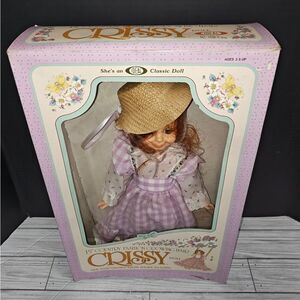 Ideal Toy Vintage 15" Chrissy Country Fashion Growing Hair Kids Doll 1982 NEW